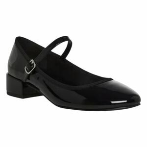 Madden Girl Tutuu Black Patent Leather Low Block Heel Girls 5